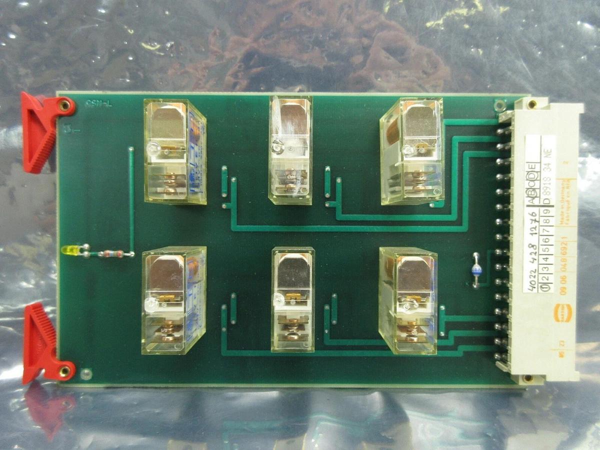 Used ASML 4022.428.12760 Relay PCB RELAIS CARD PAS 5000/2500 Wafer Stepper Used