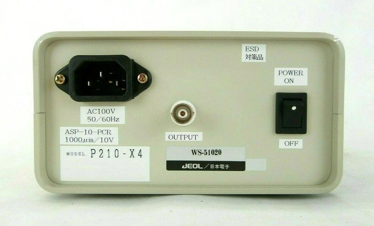 Used JEOL P210-X4 Capacitive Gage Controller ASP-10-PCR WS-51020 JWS-7555S Working