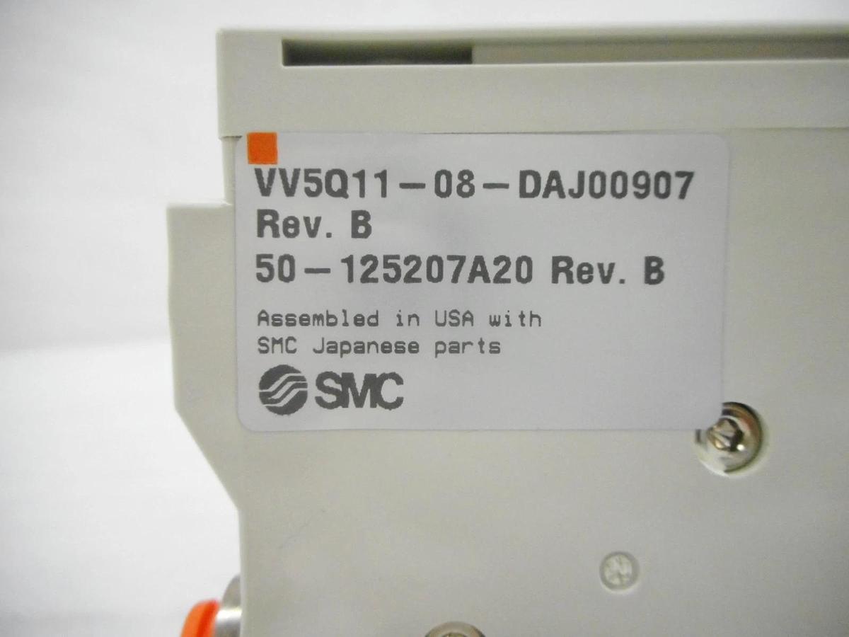 SMC VV5Q11-08-DAJ00907 8-Port Pneumatic Manifold ASM 50-125207A20 New