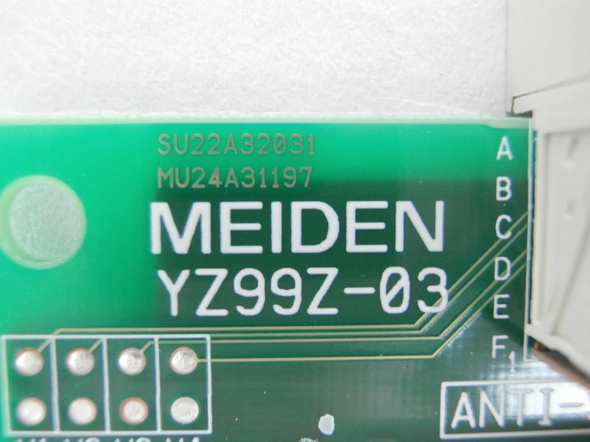 Used Meiden YZ99Z-03 Backplane Interface Board PCB SU22A32031 TEL Lithius Working