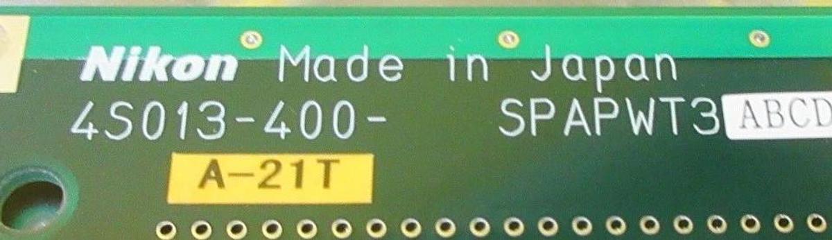 Used Nikon 4S013-400 Backplane Interface Board PCB SPAPWT3 NSR-S204B Used Working