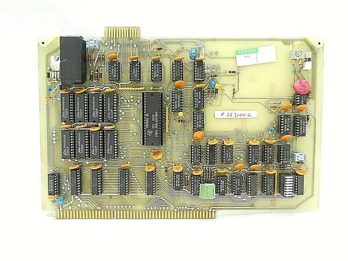 Used Varian VSEA F3831002 Power Fail/RTC PCB Card D-F3831001 Rev. G Working Surplus