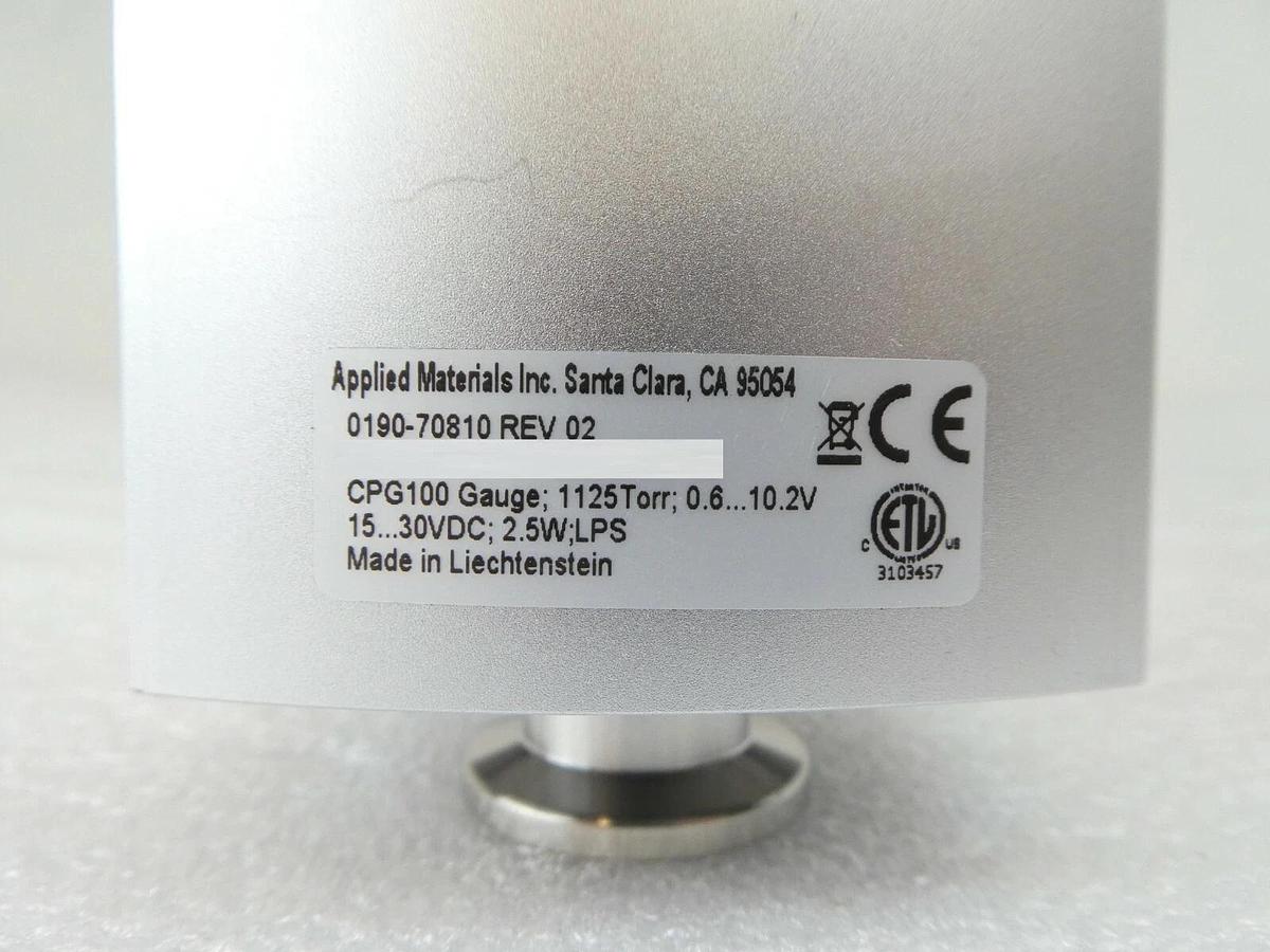 Used AMAT Applied Materials 0190-70810 Pressure Gauge CPG100 Working Surplus
