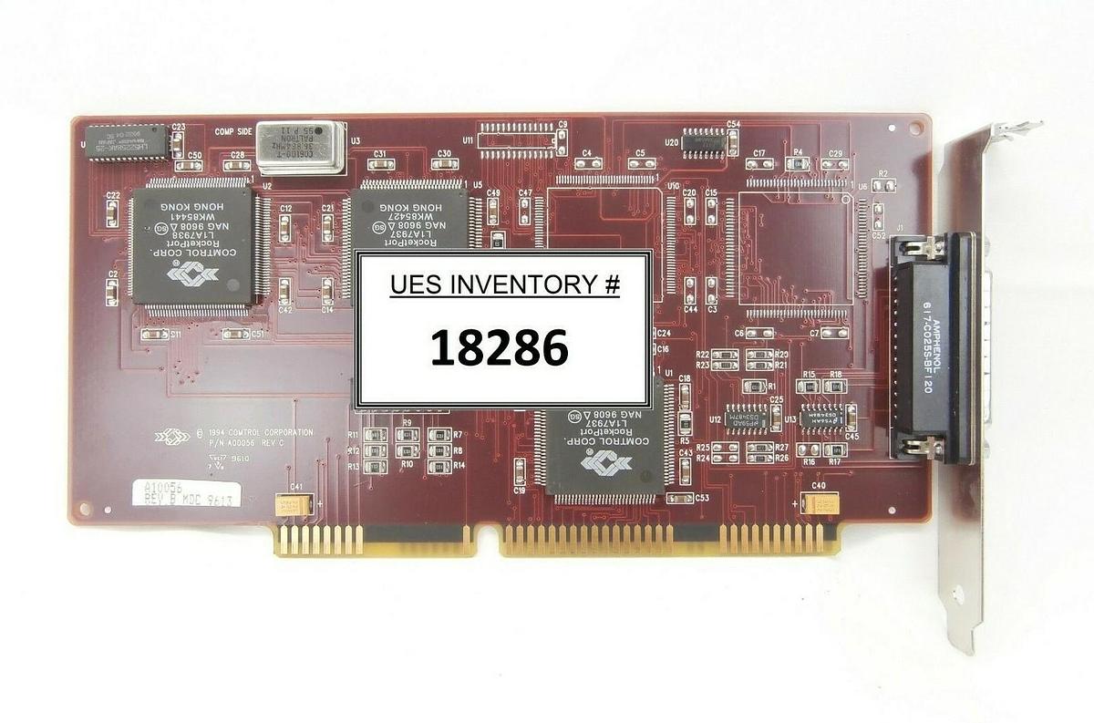 Used Comtrol A10056 PCI 8-Port Serial Board 94800-1 RocketPort A00056 PCB Card Spare