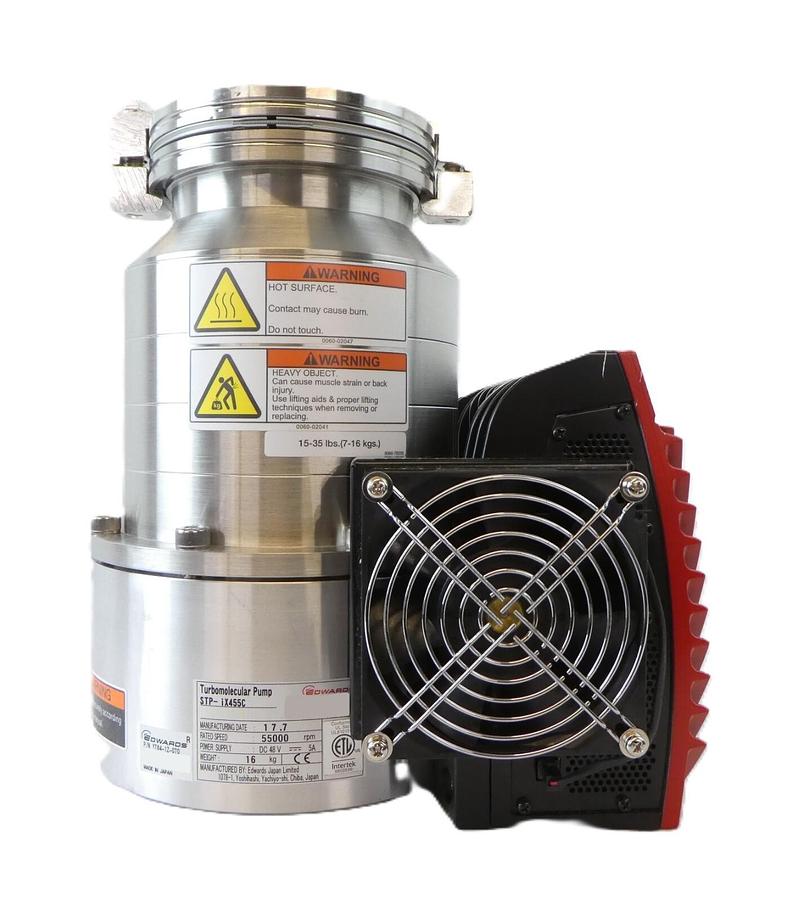 Used STP-iX455C Edwards YT64-1Z-070 Turbomolecular Pump w/Fan Turbo Tested Working