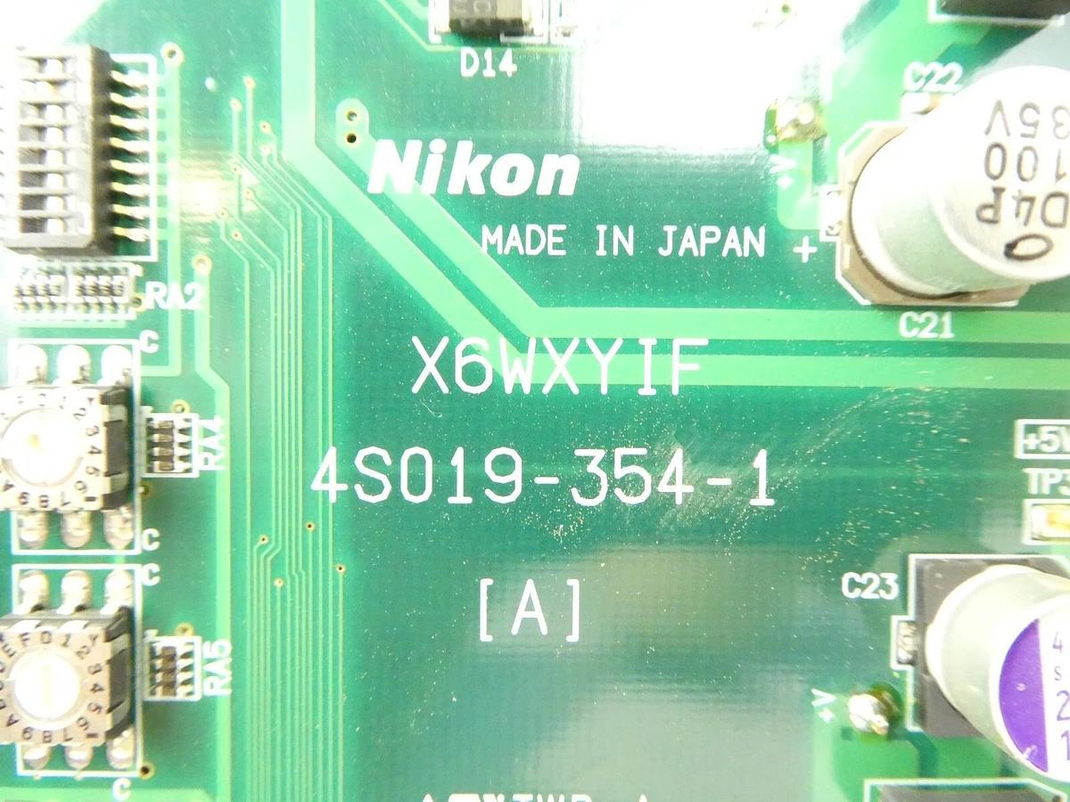 Used Nikon 4S019-354-1 WXY Axis Interface Driver Board X6WXYIF NSR Working Surplus