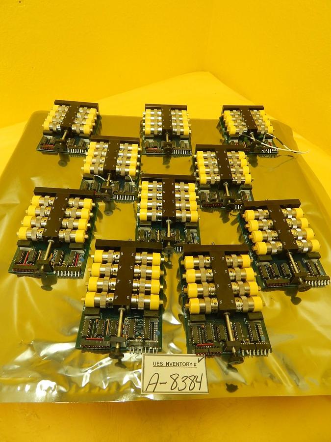 Used Robitech 980-4825 Pneumatic Control Valve PCB Card 980-4800 Lot of 10 Used