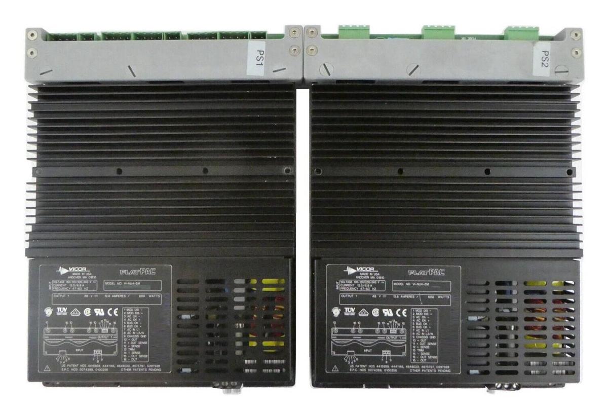 Used Vicor VI-NU4-EM Switching Power Supply FlatPAC Reseller Lot of 2 Working Surplus