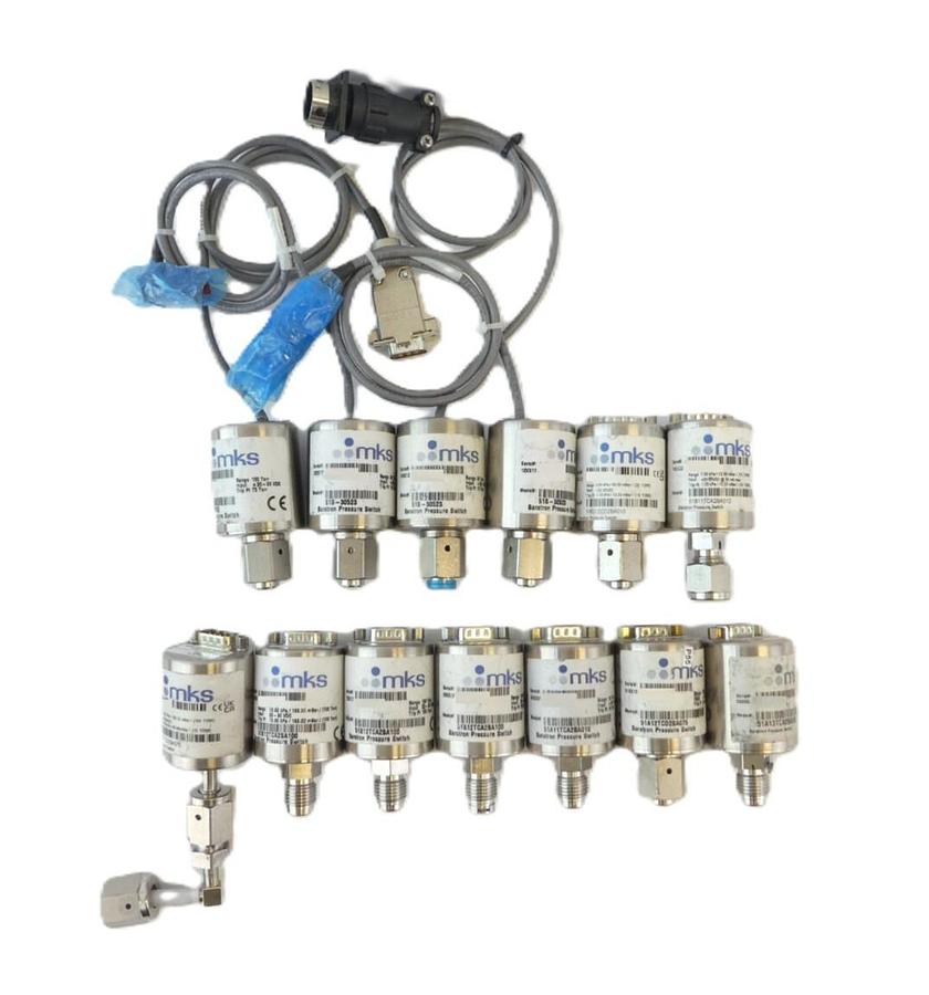 Used MKS Instruments 51A 51B Baratron Pressure Switch Reseller Lot of 13 Working