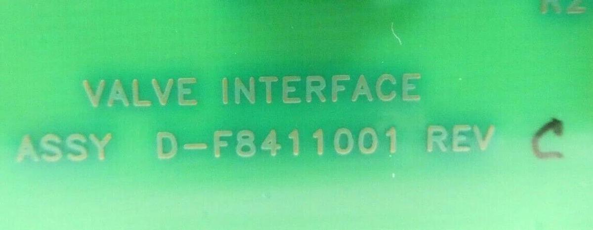 Used Varian Semiconductor VSEA D-F8411001 Valve Interface PCB Rev. C Working Surplus