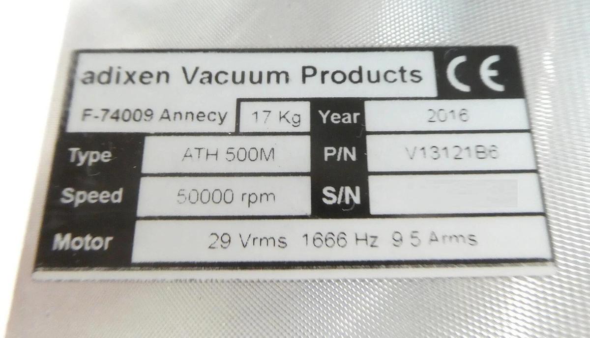 Used ATH 500M Pfeiffer Vacuum V13121B6 Turbomolecular Pump Turbo w/PS Working Surplus