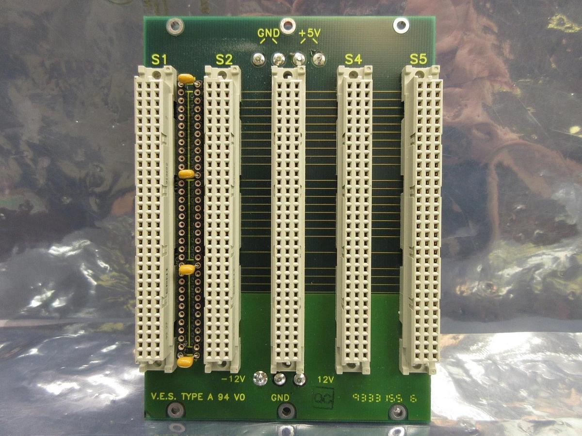 Used BICC VERO 243-39122C VME I/O Channel Backplane Board PCB Ultratech Stepper Used
