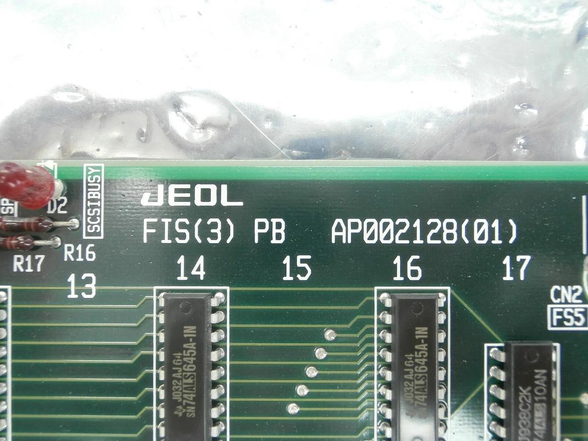 Used JEOL AP002128(01) Processor Board PCB Card FIS(3)PB JSM-6400F Used Working