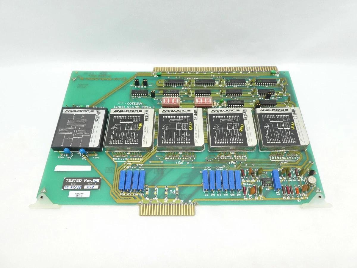 Used Analogic ANDS2001-4 Midas Output PCB Card D4-8624 Varian VSEA F9093001 Working