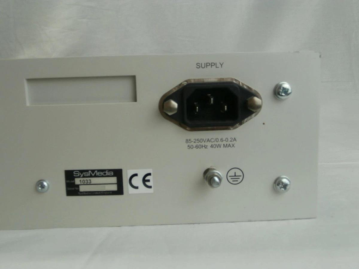 Used SysMedia 1033 Teletext Calibrated Distortion Unit Used Working
