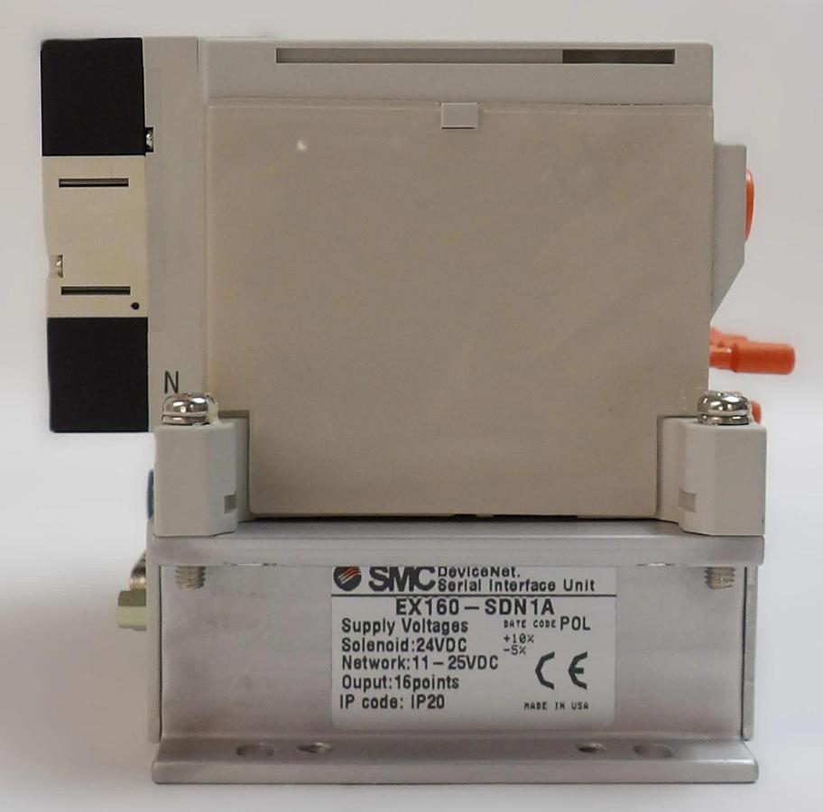 Used SMC EX160-SDN1A 8-Port Pneumatic Manifold AMAT 0190-13033 Lot of 2 Working