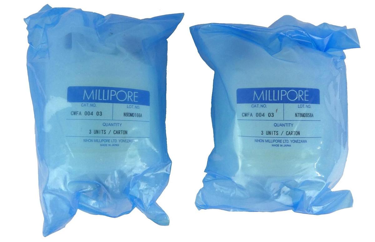Millipore CWFA00403 Disposable Fluorex Filter Varian P129386 Lot of 2 New