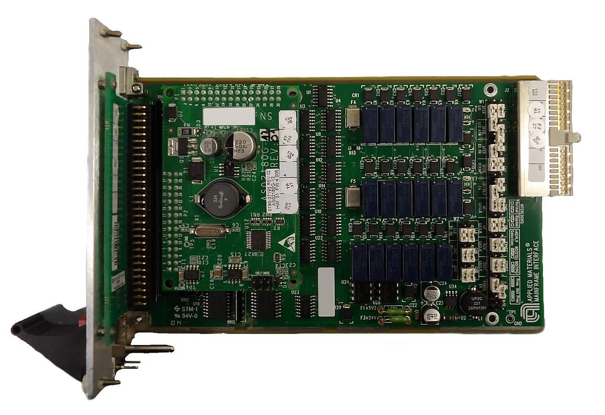 Used AMAT Applied Materials 0090-01810 Mainframe Interface PCB Card AS00629-02 Spare