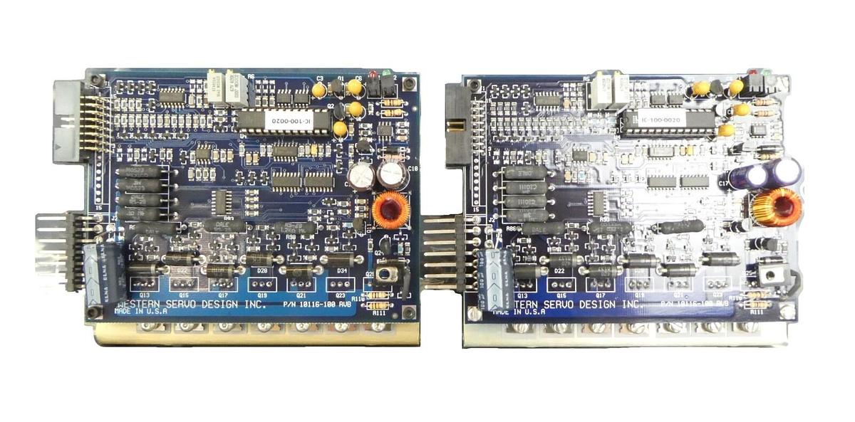 Refurbished Western Servo Design 10116-100 Driver PCB 501-23880-00 Lot of 2 Refurbished