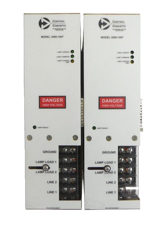 Used Control Concepts 3096-1007 SCR Power Controller AMAT Lot of 2 Working