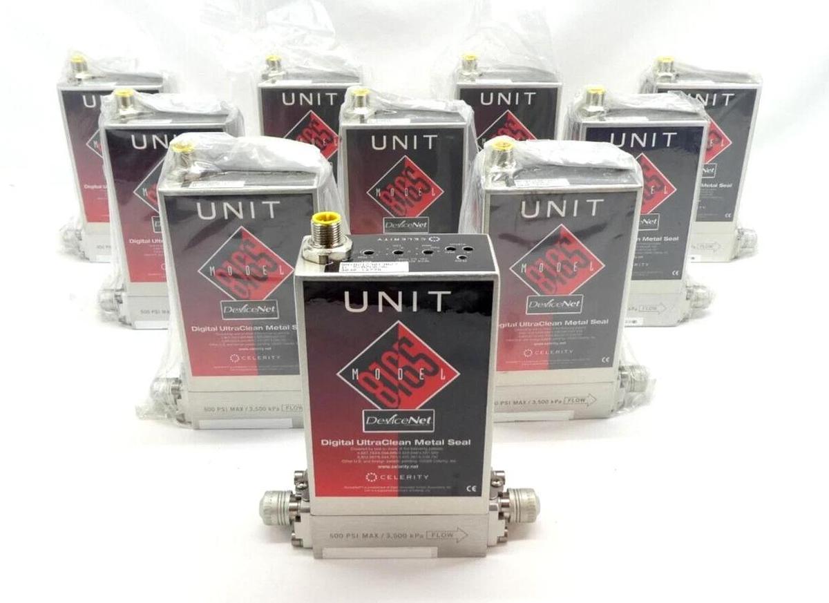 Used Celerity UFC-8165 Mass Flow Controller MFC AMAT 3030-14778 Lot of 10 Working