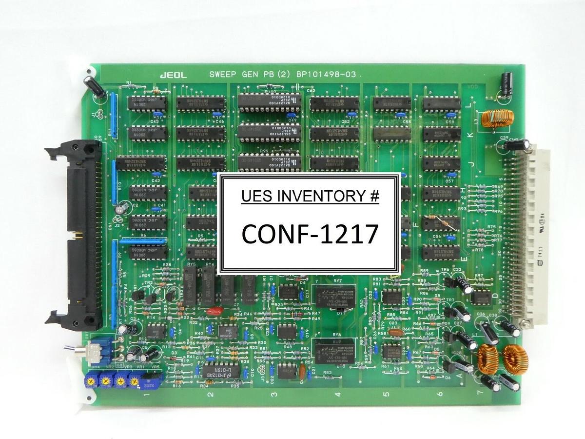 Used JEOL BP101498-03 SWEEP GEN PB(2) PCB Card JWS-7555S Wafer Review SEM Working