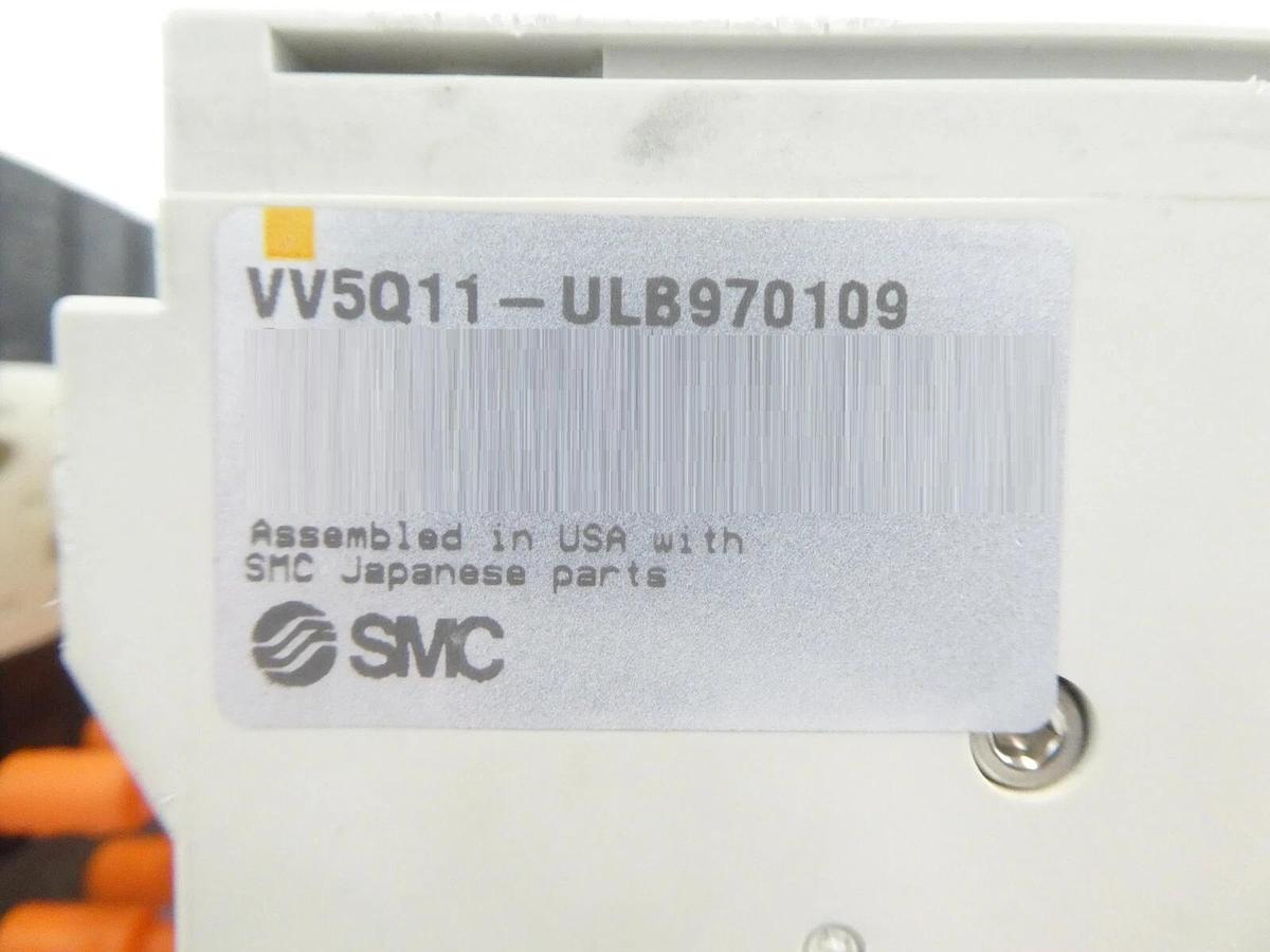 Used SMC VV5Q11 16-Port Pneumatic Manifold Reseller Lot of 4 Working Surplus