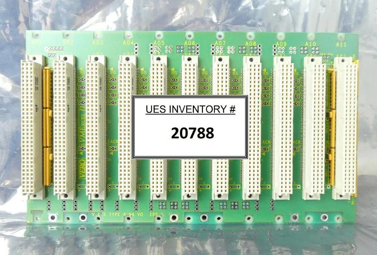 Used VERO 243-413011 Backplane PCB Board VMExcel J1 Quaestor Q7 Working Surplus