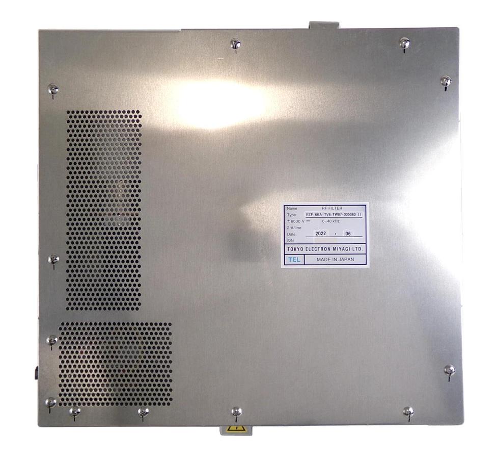 Used TEL Tokyo Electron EZF-6KA-TVE TW87-005080-11 RF Filter 6000 VDC 0-40kHz Working