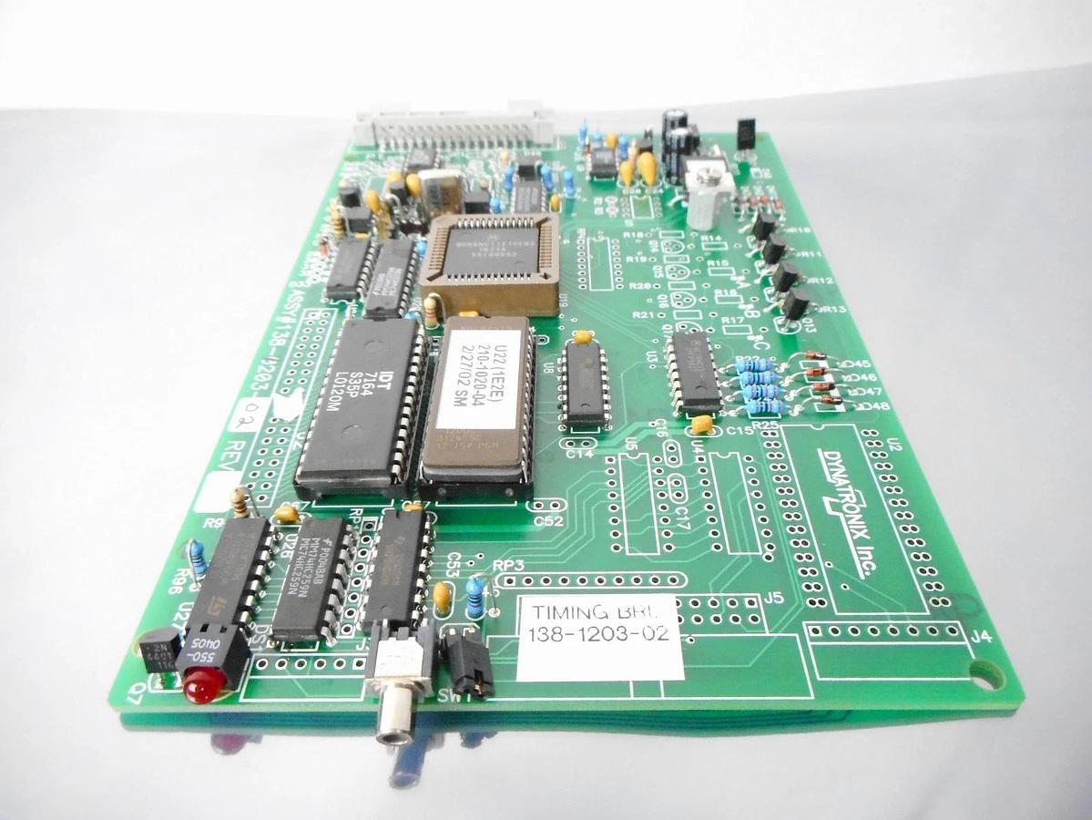Used Dynatronix 138-1203-02 Timing Board PCB TIMING BRD Untested AS-IS