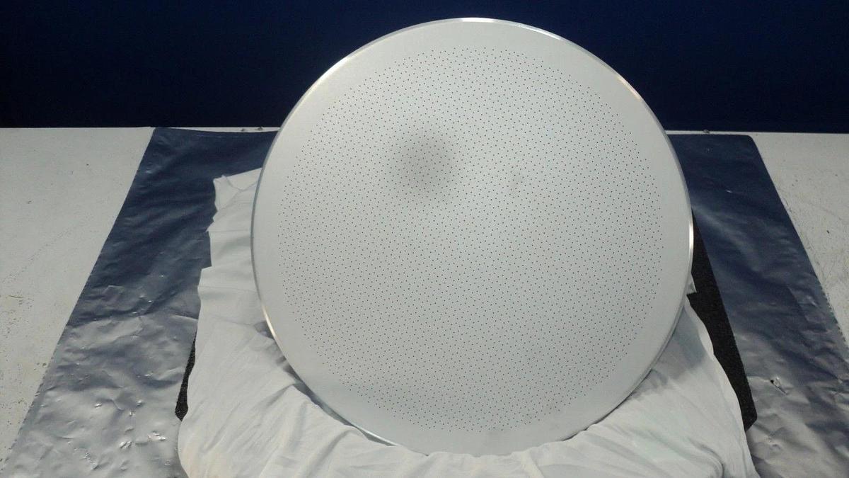 Used Novellus Systems 16-383780-00 C3 Showerhead Revision D Small Dent Used Working