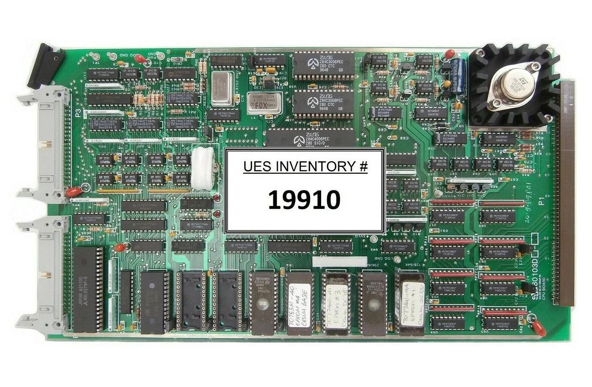 Used SVG Silicon Valley Group 80103D-30 CPU Board Computer PCB Card Rite Track 88