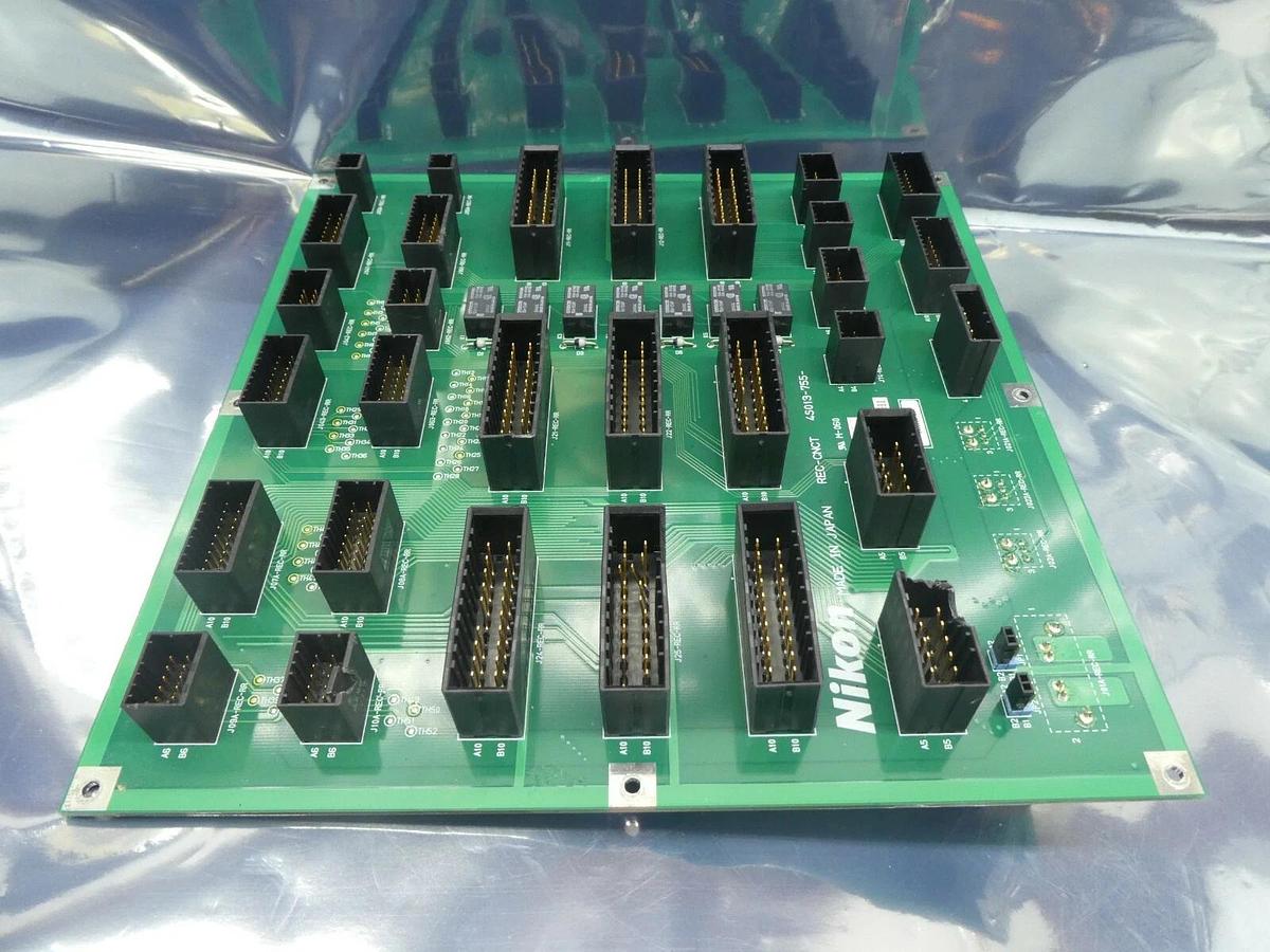 Used Nikon 4S013-755 Backplane PCB REC-CNCT NSR FX-601F Damaged Connectors As-Is