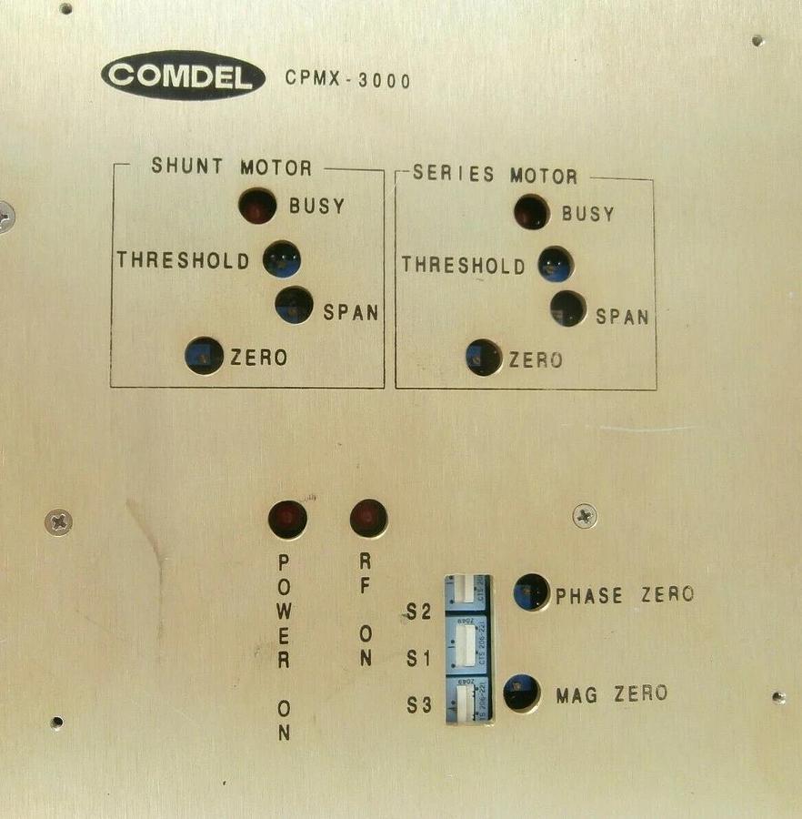 Used Comdel CPMX-3000/RJ/4 RF Matching Network Lam Research FPD Working