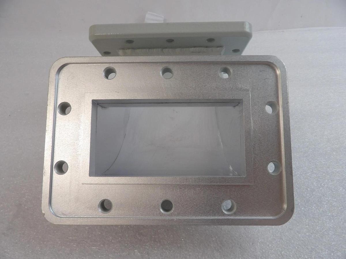 Used Muegge MW3001A-260ED Microwave Waveguide E-Bend 90 Degree Elbow Working