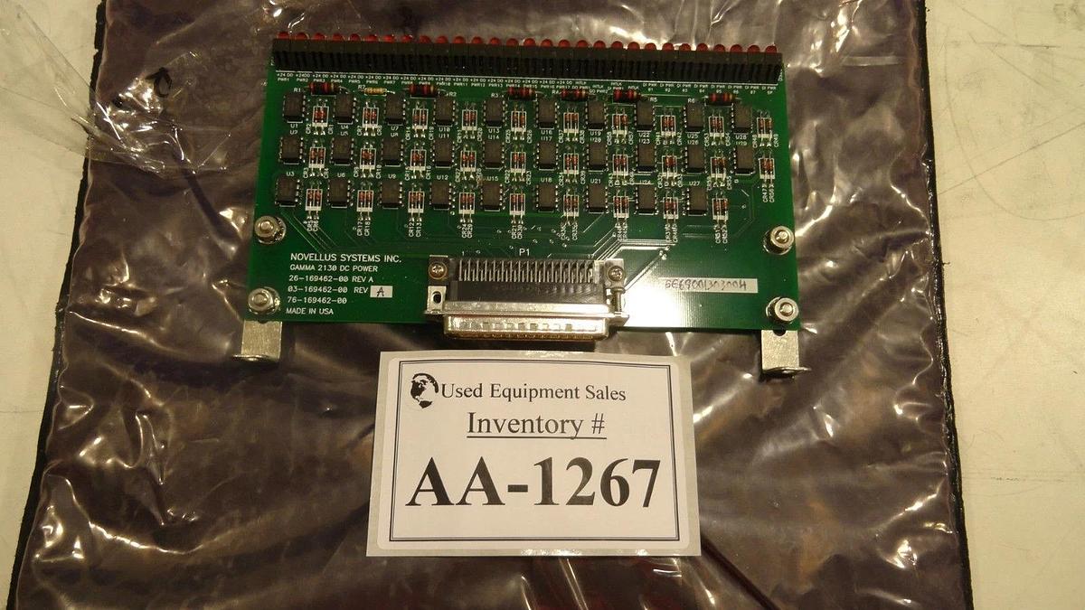 Used Novellus Systems 26-169462-00 Gamma 2130 DC Power Board PCB 03-169462-00 Working