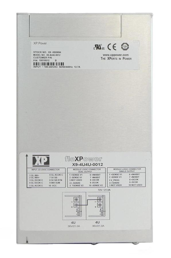 Used XP Power X9-4U4U-0012 Power Supply fleXPower AB Sciex Spectrometer Working