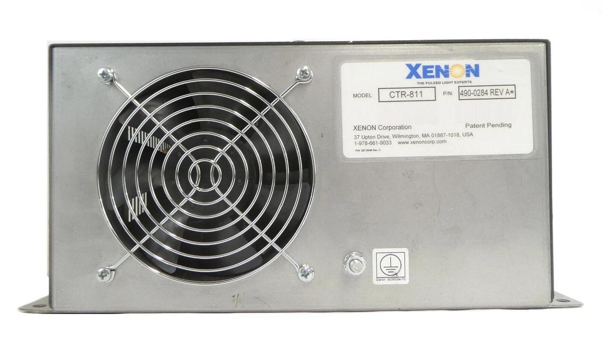 Used Xenon 490-0284 UV Vis Pulsed Lighting System Controller RC-800 CTR-811 Working