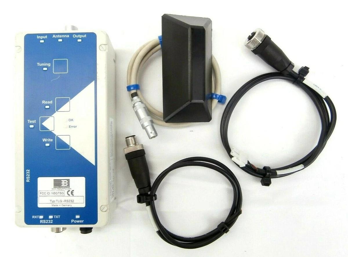 Used Brooks Automation TLG-I2-FL6M-01 Transponder Set with Antenna ANT-ID2-INFIXR6M