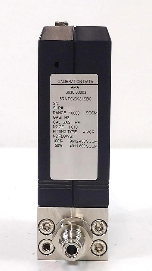 Used Aera FC-D981C Mass Flow Controller MFC 10000 SCCM Lot of 4 Surplus