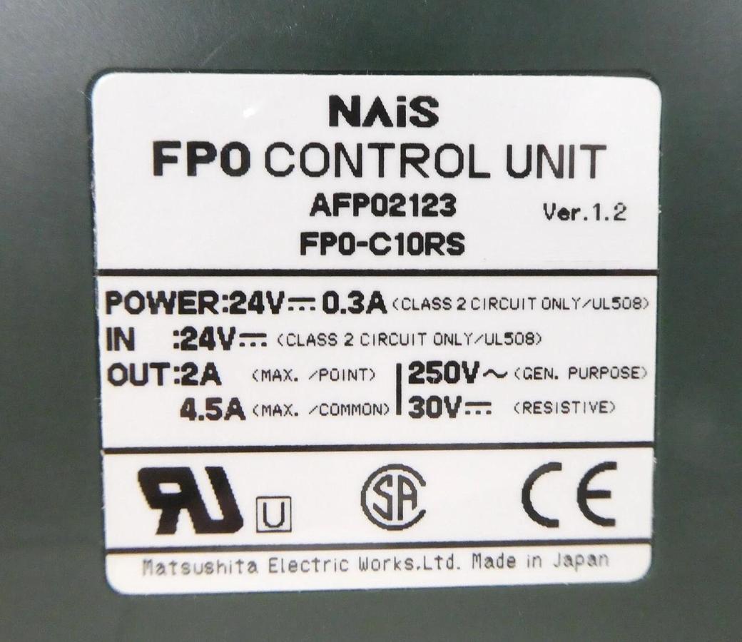 Used Matsushita LM10 Dual Laser Measurement NAiS System with Display FPO-A21 Working