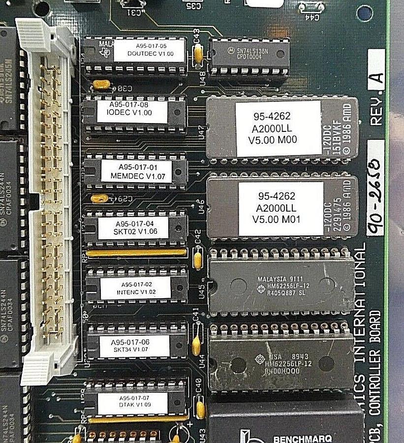 Used GaSonics 90-2650 Controller Board PCB Rev. A Aura A-2000L Working Surplus