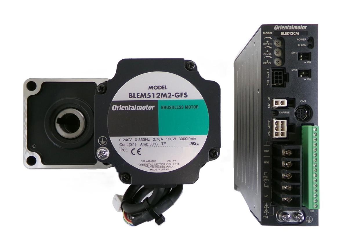 Oriental Motor BLE512CM200F Motor and Driver Set BLEM512M2-GFS BLED12CM New