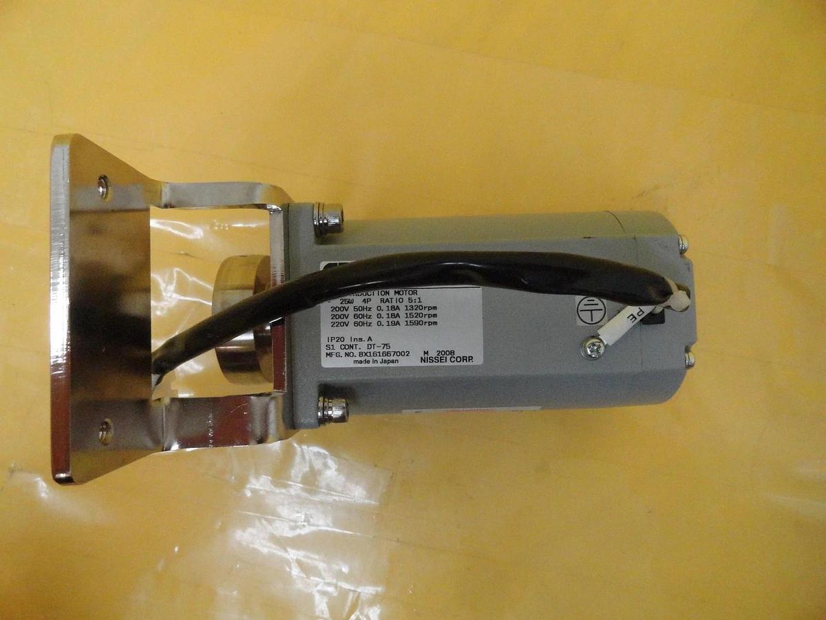 Used Nissei Corp GF12N005-UTML25NN GTR 3-Phase Induction Motor Used Working