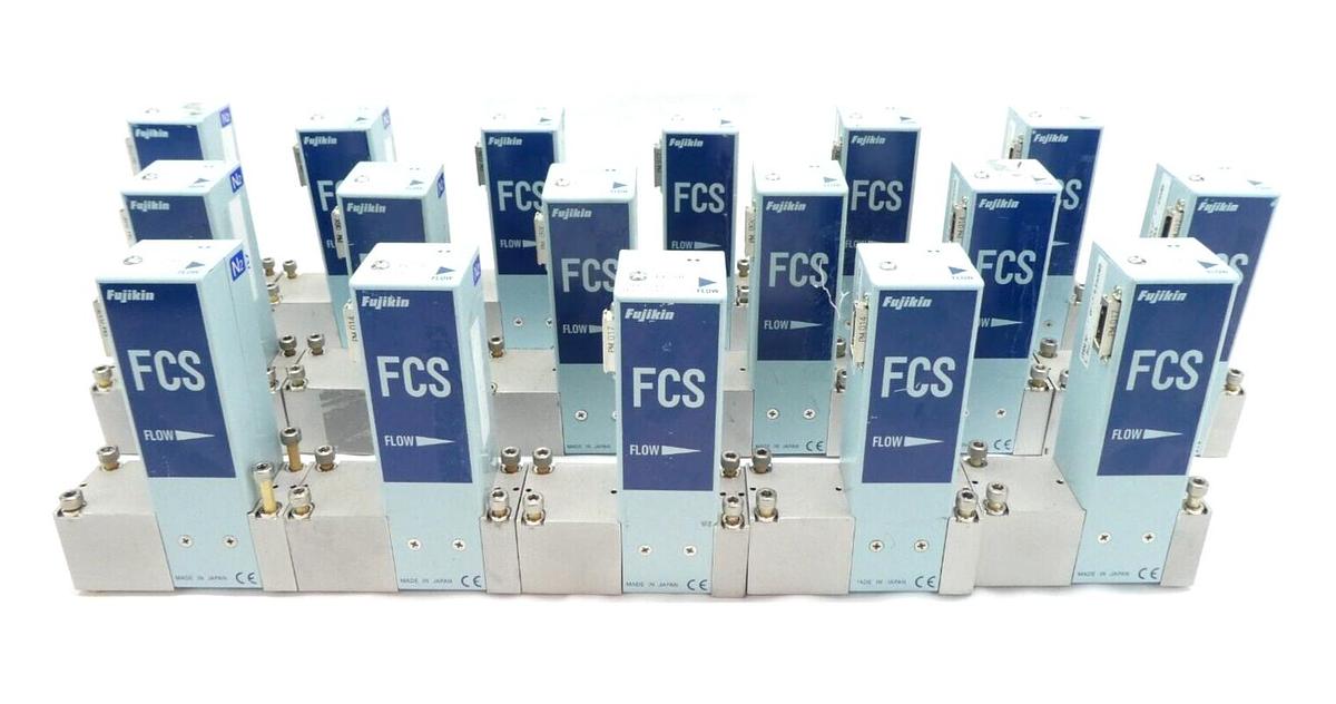Used Fujikin FCS-4WS-798-F300#B Mass Flow Controller MFC Reseller Lot of 17 Working
