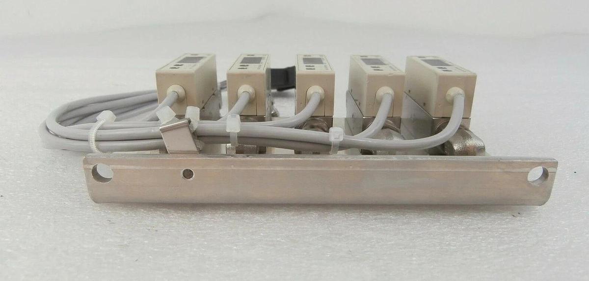 Used Nikon 5-Port Pressure Sensor Manifold CKD FSM-N-050-6A NSR-S205C Working Surplus