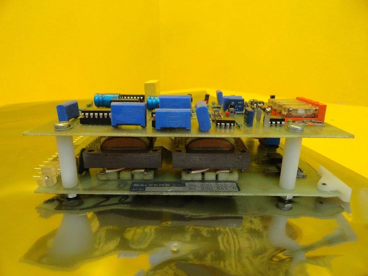 Used Balzers BG 290 561 U Transformer PCB Card BG 290 564 U Used Working