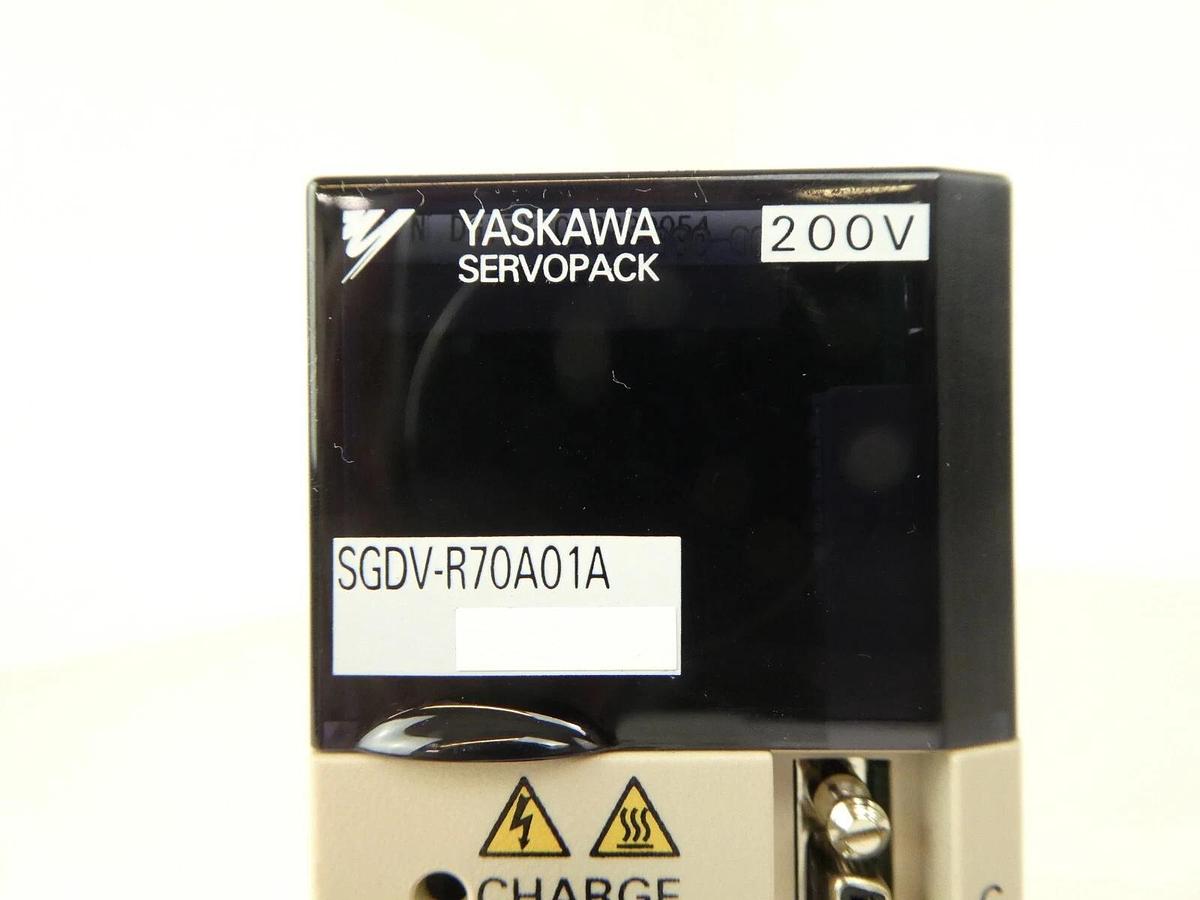 Used Yaskawa Electric SGDV-R70A01AY845AB Servo Driver SERVOPACK TEL Lithius Working