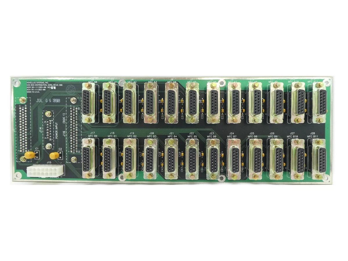 Novellus Systems 02-111283-00 Gas Box Distribution PCB AERA WCVD 300 New Surplus