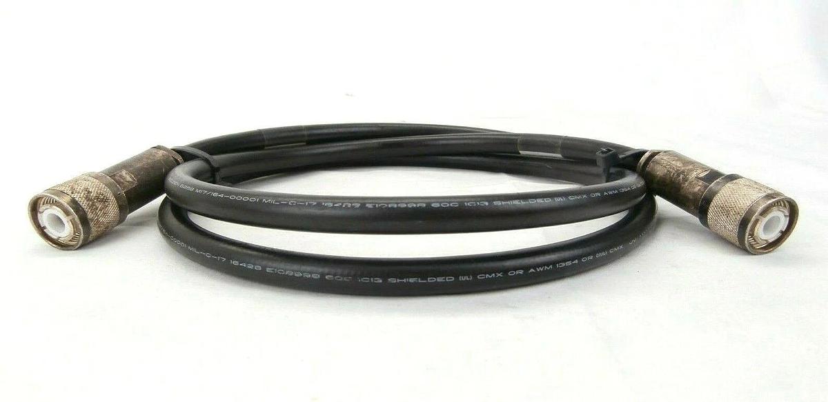 Used Lam Research 853-707093-001 RF Cable 4.5 Foot FPD Continuum Working Spare